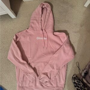 Glossier Pink Hoodie